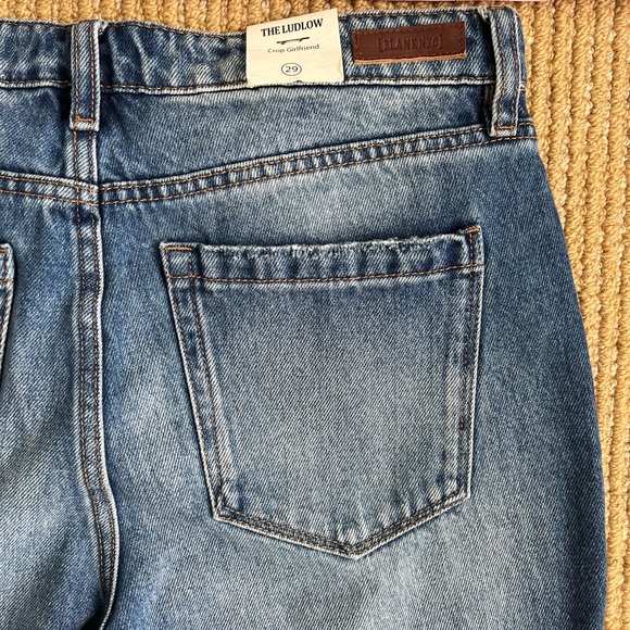 Blank Nyc The Ludlow Smart Aleck Crop Girlfriend Jean 03YL1385 SZ 29 Mom jeans - Picture 13 of 16